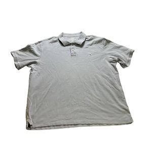 Vineyard Vines Shirt XXL 2XL Blue Mens Whale Logo Polo Rugby Short Sleeve